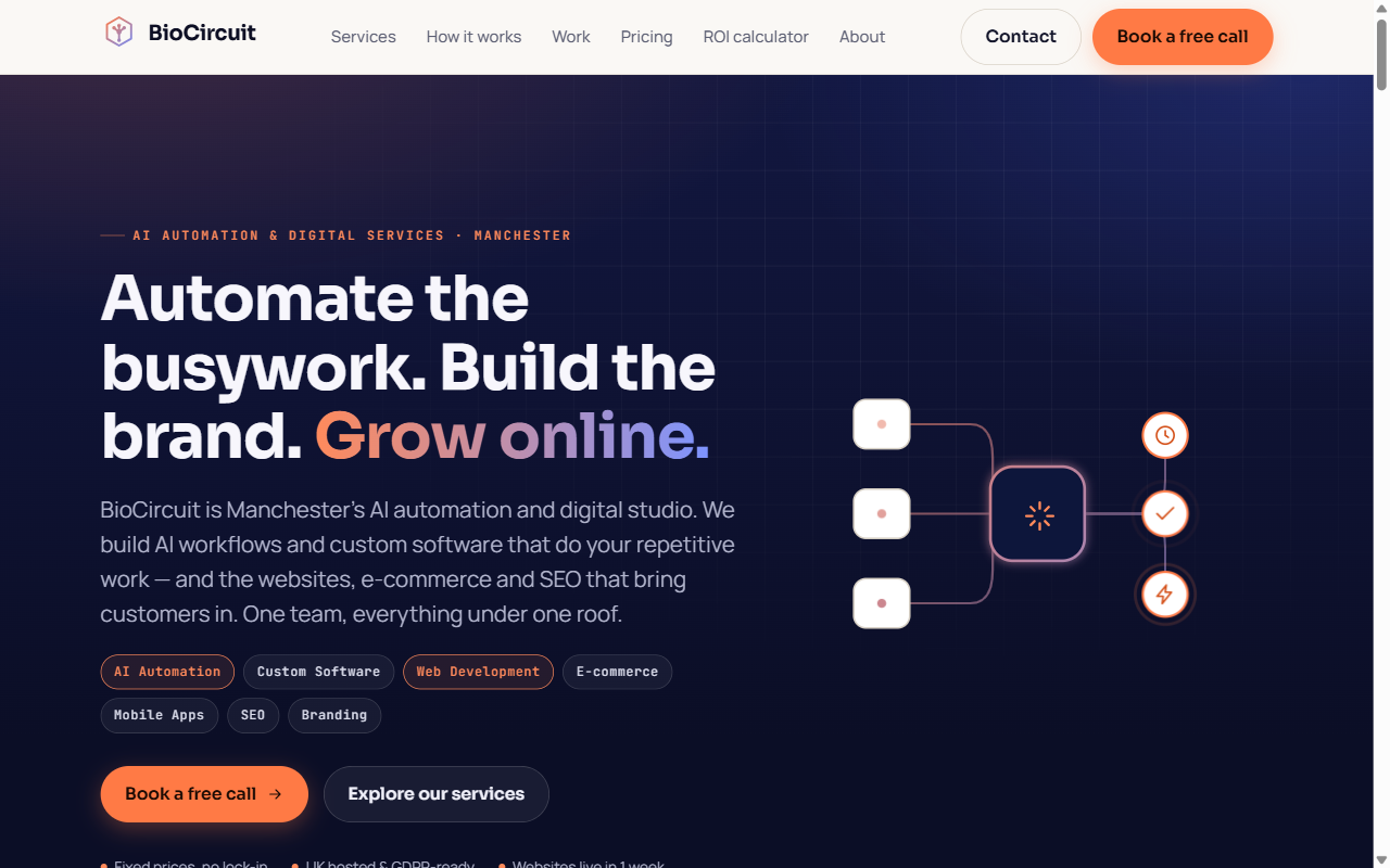 Taskloom website shown on a laptop and a phone